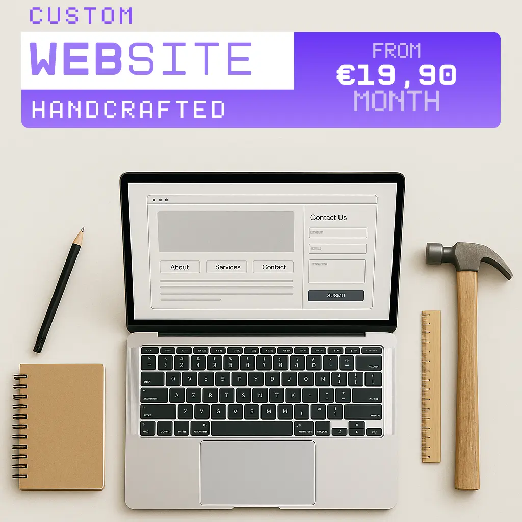 Custom website handmade